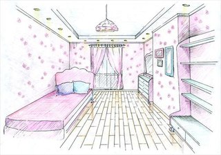Рисовать дизайн своей комнаты