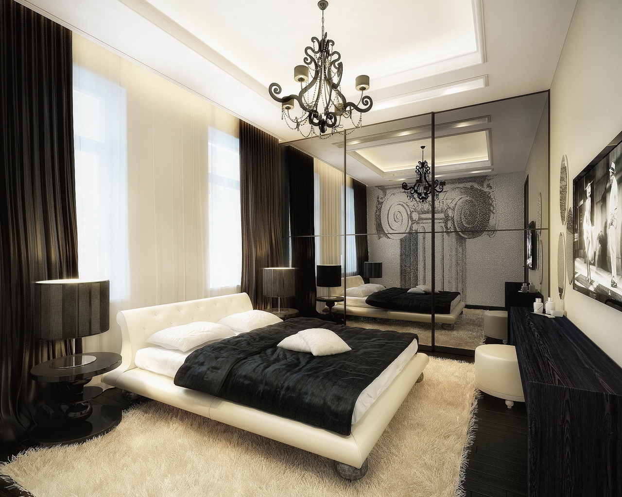 Стиль модерн дизайн спальни