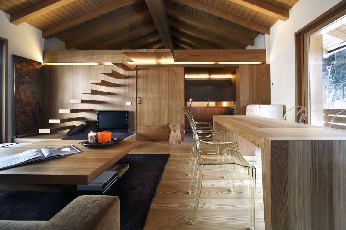 Дизайн интерьера для деревянных домов