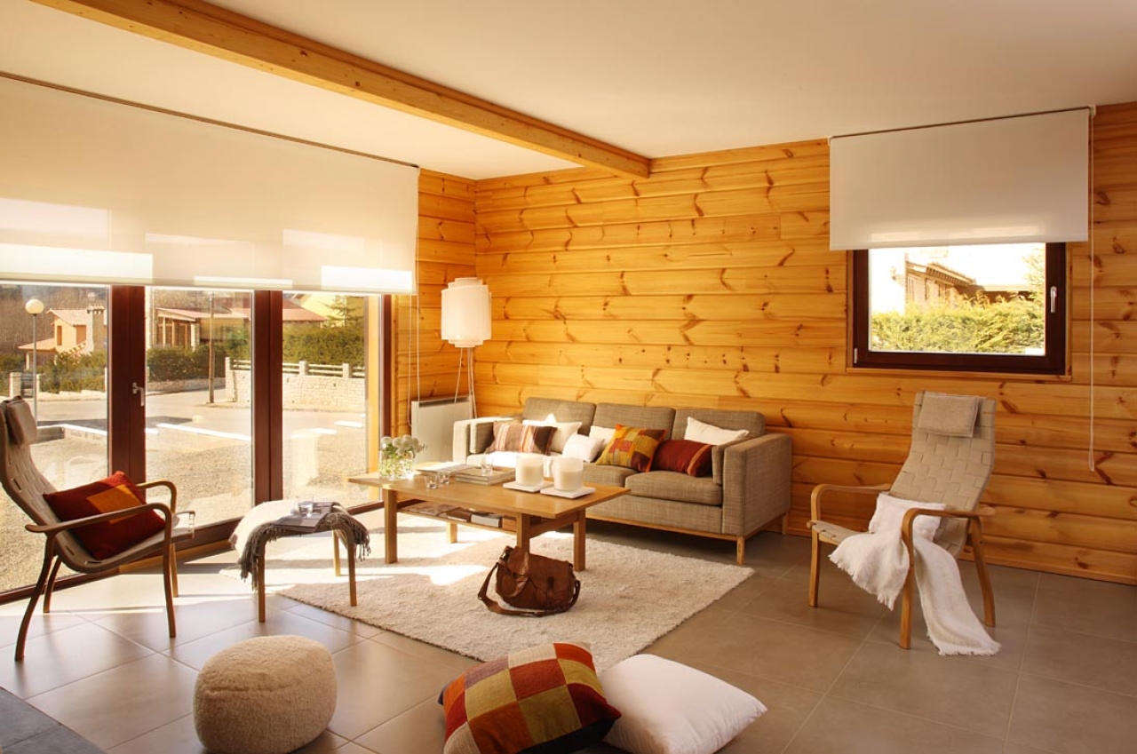 Дизайн интерьера для деревянных домов