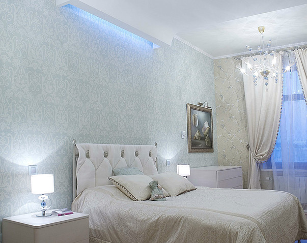 Светлые обои для спальни фото » Картинки и фотографии дизайна квартир .