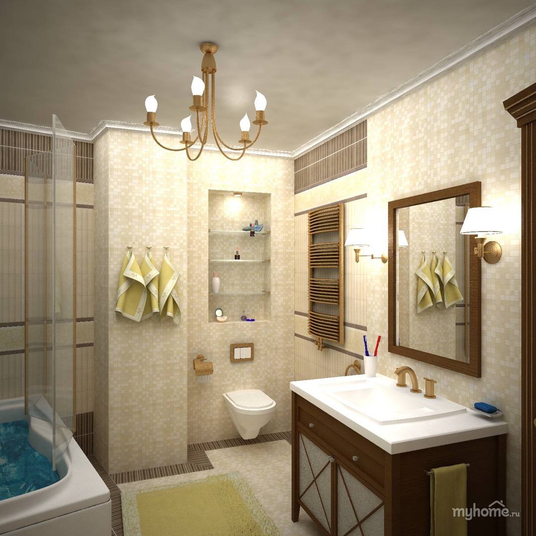 Стили дизайна ванной комнаты