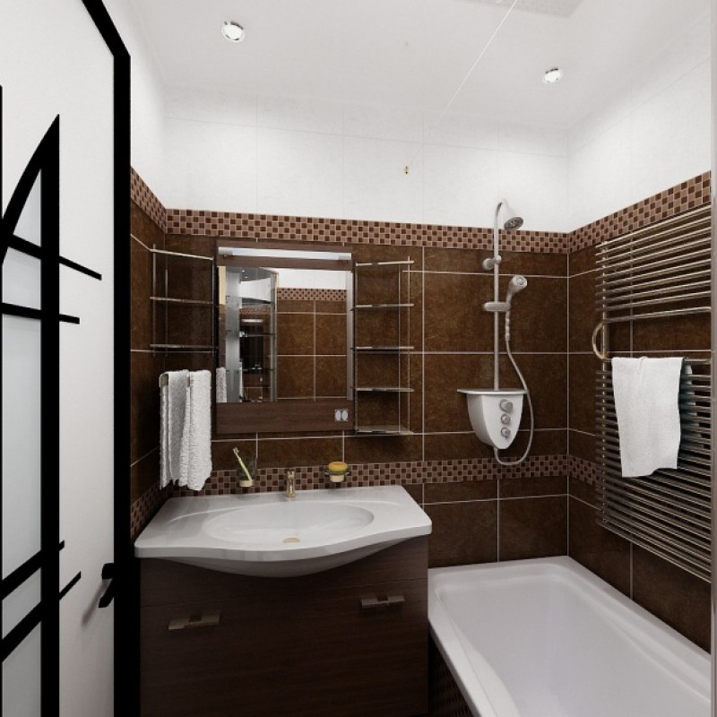 Дизайн интерьера туалета и ванной комнаты