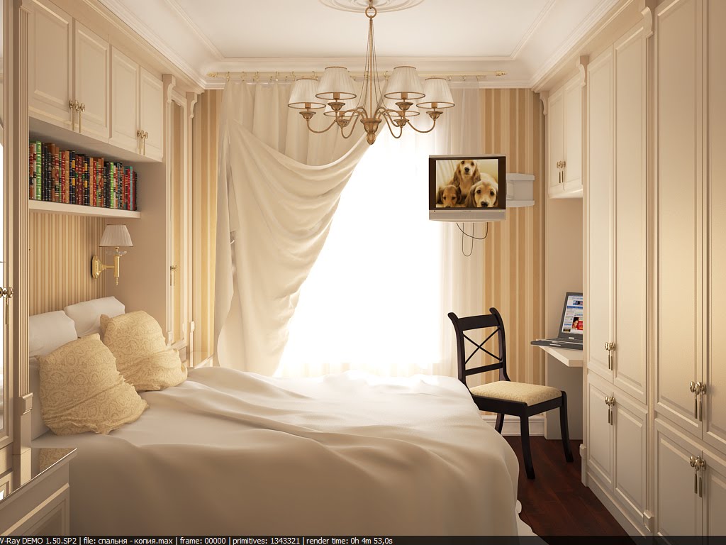 Маленькая спальня и комната дизайн фото