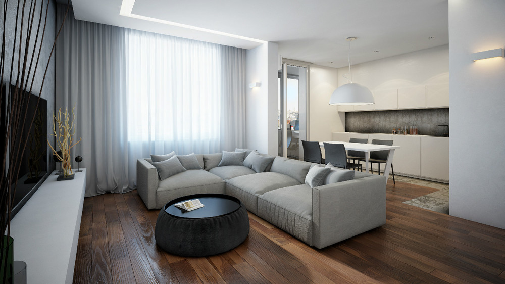 Минимализм дизайн интерьера квартиры