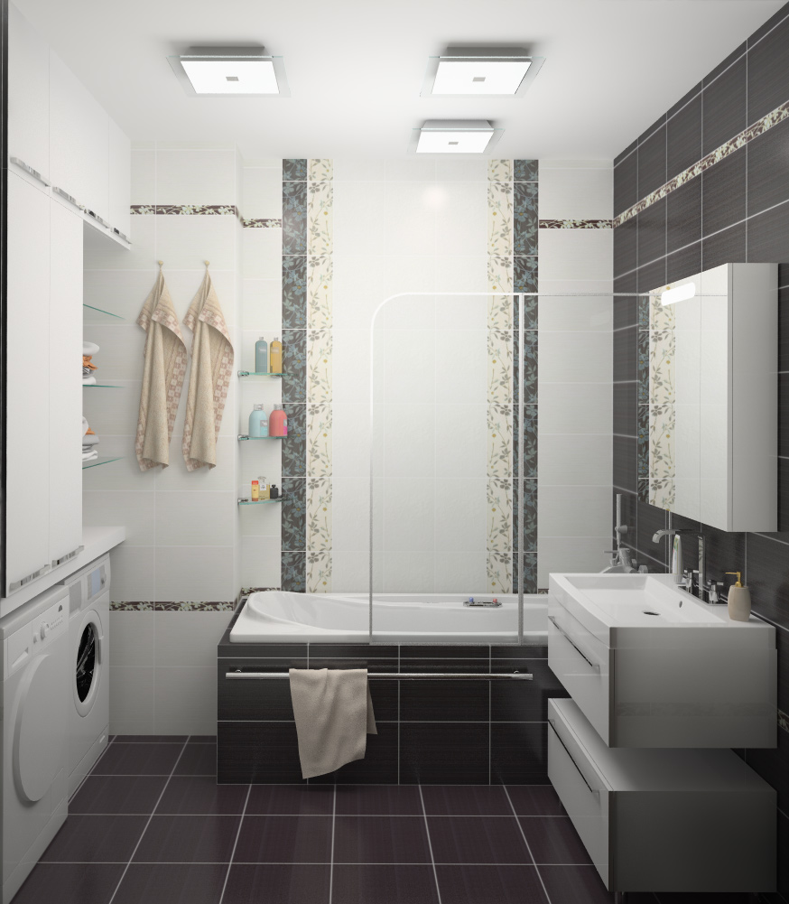 Дизайн ванной комнаты недорого и со вкусом фото
