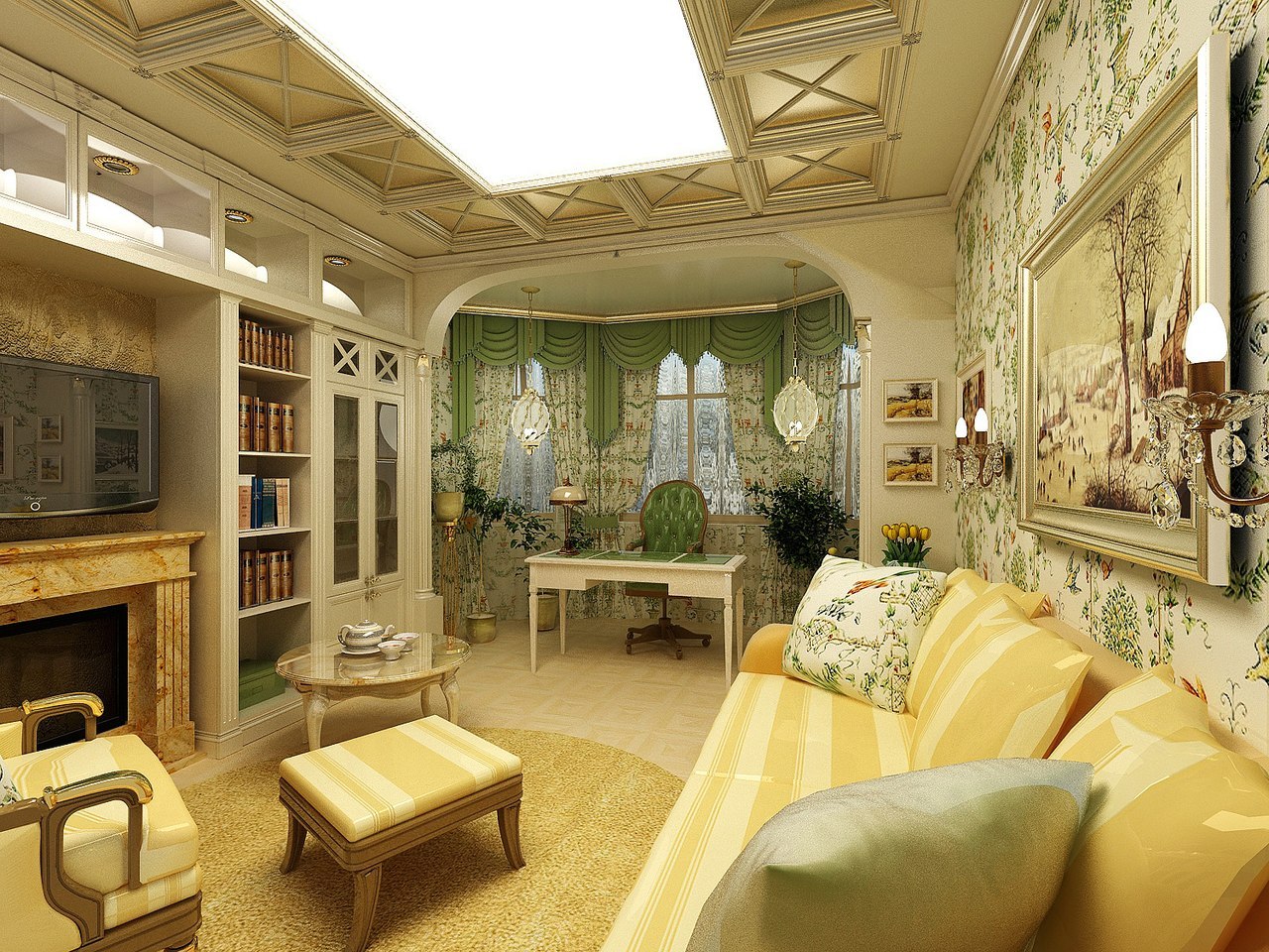 Дизайн комнаты французский стиль » Картинки и фотографии дизайна .