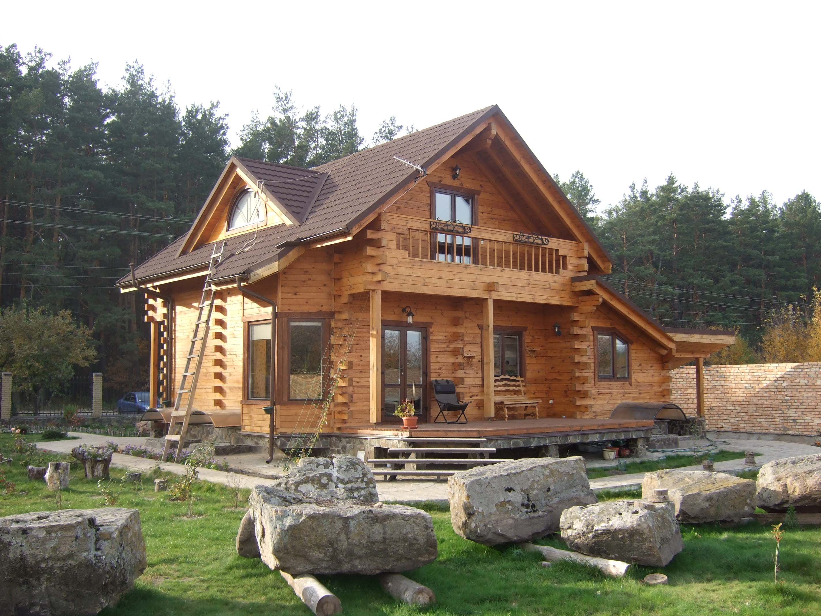 Реальные деревянные дома фото