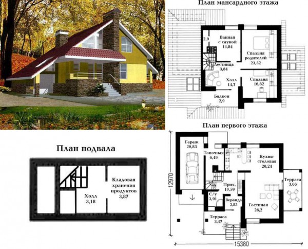 Доступные варианты готовых проектов домов в Москве