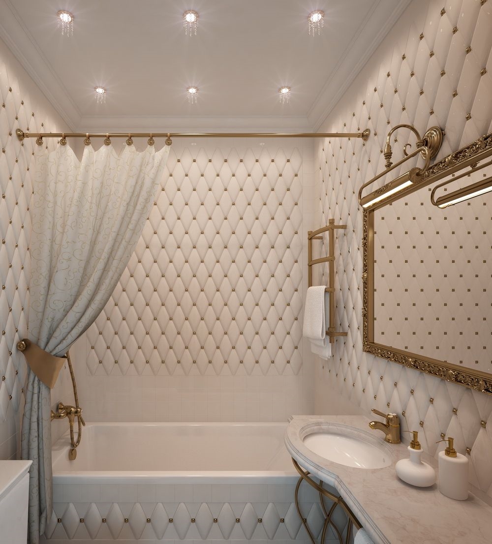 Ванная комната с баней дизайн