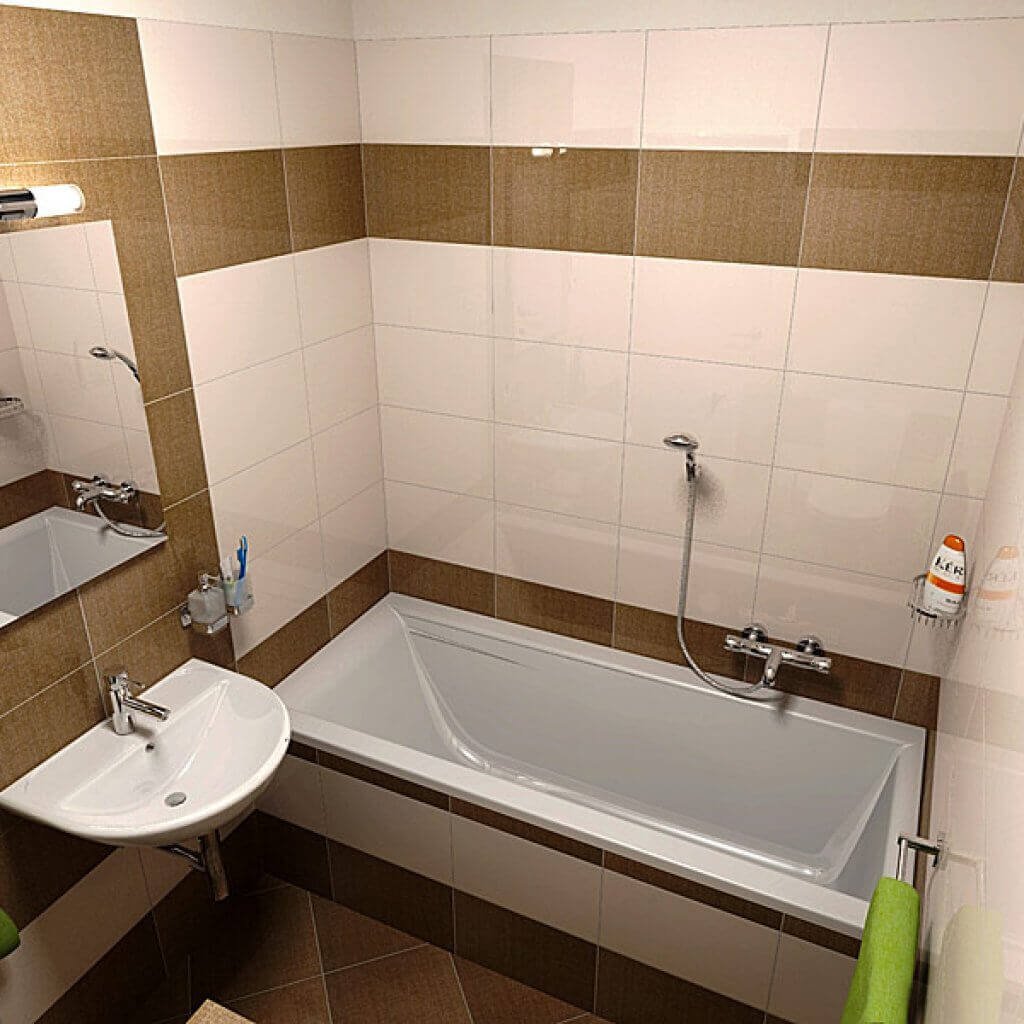 Дизайн стандартной ванной комнаты фото